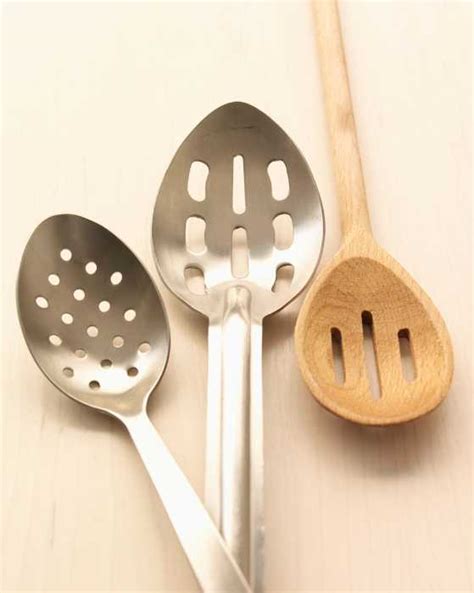 use of slotted spoon